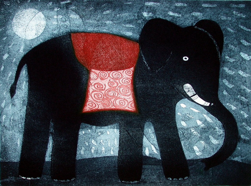 Elephant in the Moonlight 