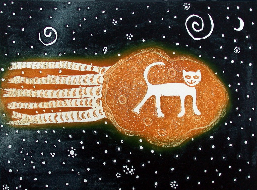 Cat on a Comet