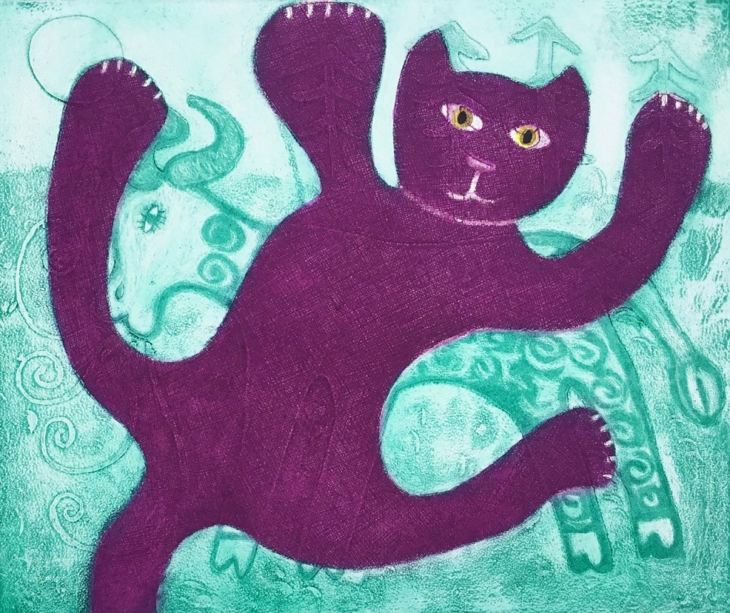 Leaping Cat