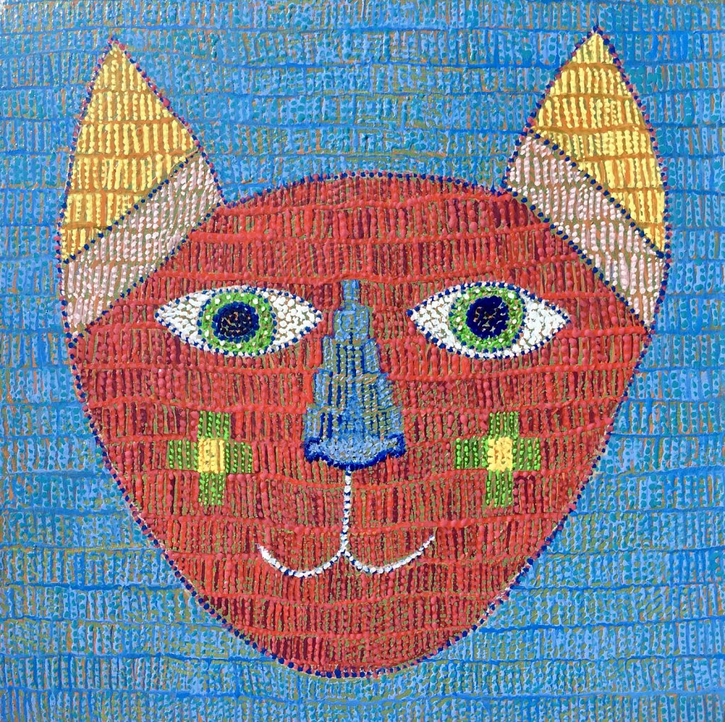 Beadwork Cat